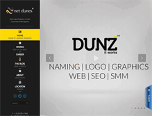 Tablet Screenshot of netdunes.com